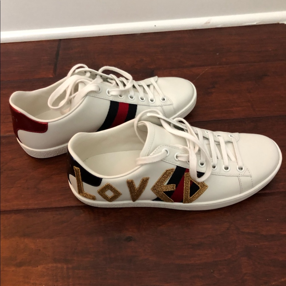 Gucci Women’s LOVE Ace Sneakers SIZE 36.5